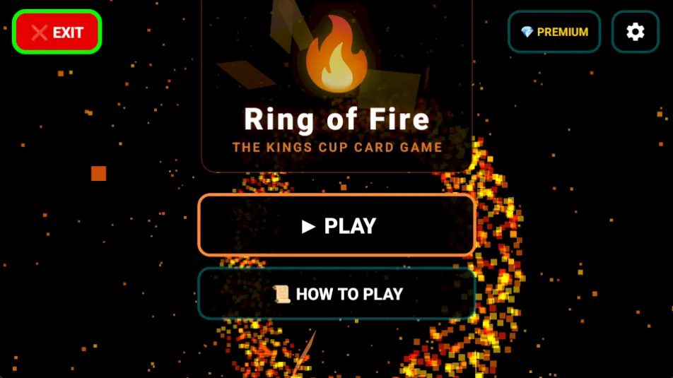 Ring Of Fire Kings Cup card party game for Fire TV with live turn tracking